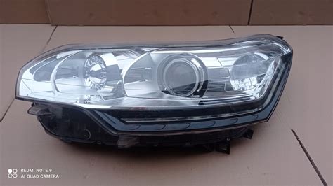 Lampa lewa bi Xenon Skrętny LED Citroen C5 x7 III 3 Europa Kompletna za