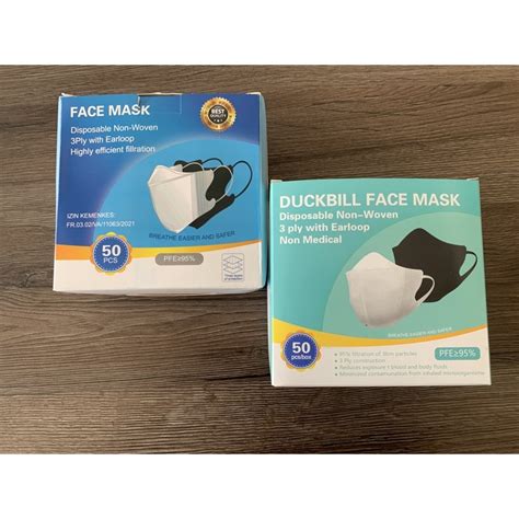 Jual DUCKBILL FACE MASK 3 PLY Isi 50 Pcs Shopee Indonesia