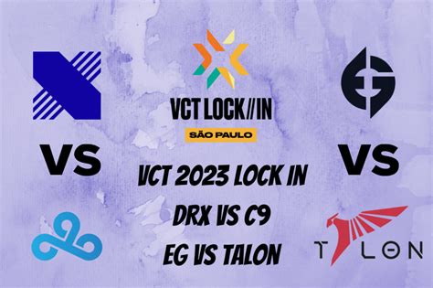 VCT Lock In DRX Vs C9 EG Vs Talon Predictions Gamopo