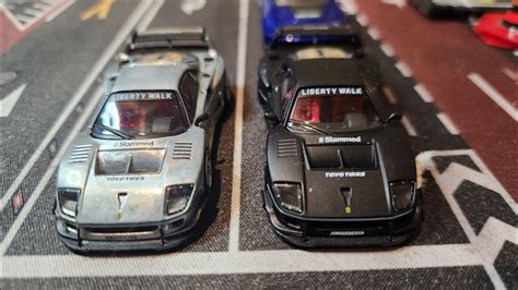 Exclusive Release Inno 64 LBWK Ferrari F40 Unboxing With Chase Car Hong