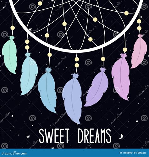 Sweet Dreams Vector Illustration Stock Vector Illustration Of Sweet