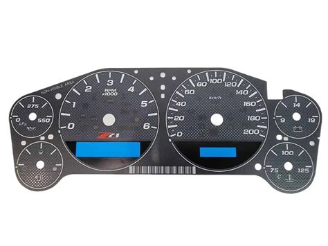 Metric Carbon Fiber Gauge Face Gm Chevy Trucks