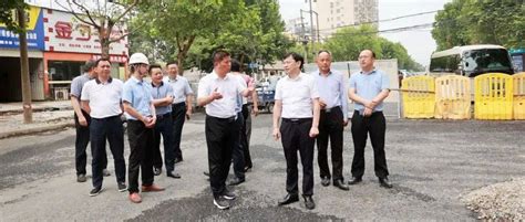 杨孟富调研部分重点项目建设钟祥市民心市民