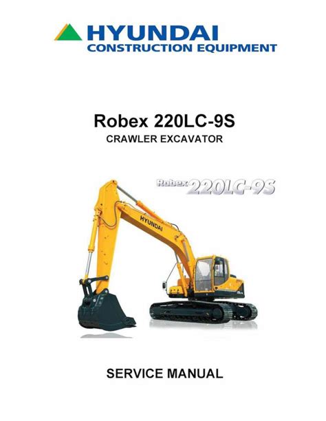 Hyundai R Lc S Crawler Excavator Pdf Service Manual