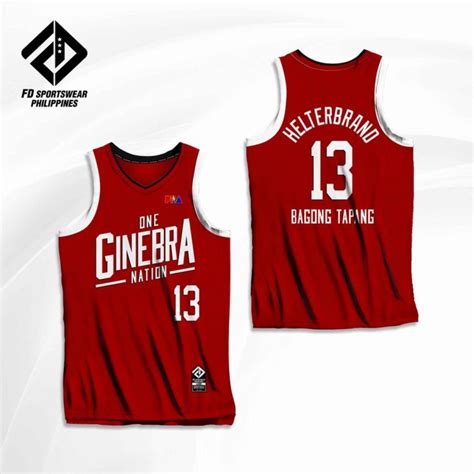 One Ginebra Nation Red Barangay Ginebra Scottie Thompson Pba Full