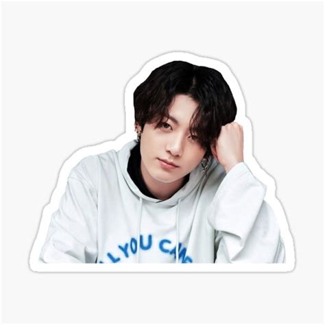 Jeon Jungkook Bts Sticker By Jungkoojk Redbubble