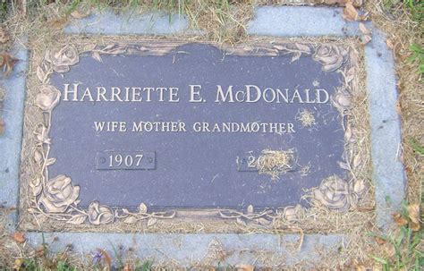 Harriette E Coleman McDonald 1907 2009 Memorial Find A Grave