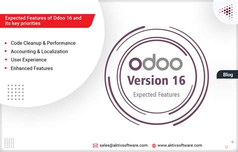 Expected Features Of Odoo 16 New App Big Changes