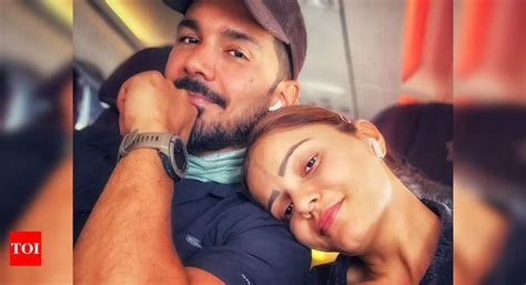 Rubina Dilaik And Husband Abhinav Shukla Jet Off To Attend Sister