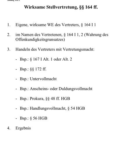 Vorlesung 6 Stellvertretung 164 Karteikarten Quizlet