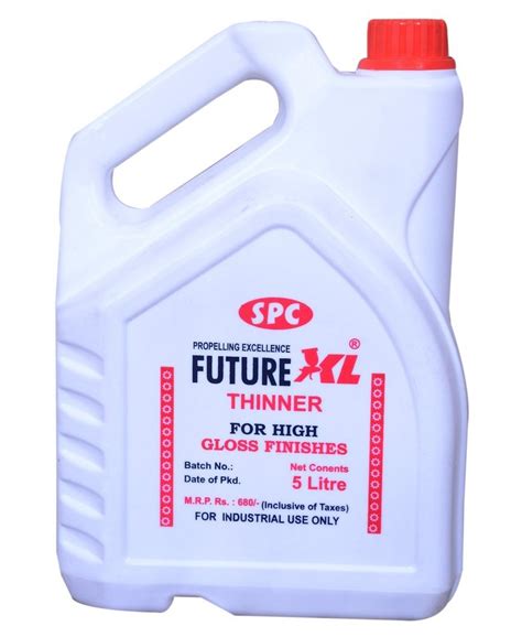 White Spirit Futurexl Pu Thinner For Polyurethane Packaging Size 5L