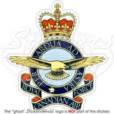 CANADA Royal Canadian AirForce Badge RCAF AIRCOM Emblem Vinyl Sticker