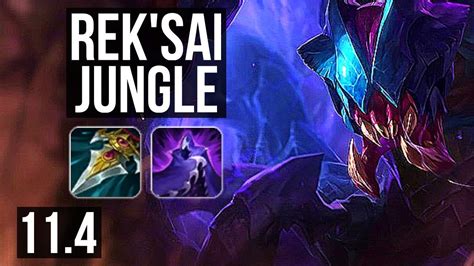 Rek Sai Vs Taliyah Jungle Winrate Legendary Kr