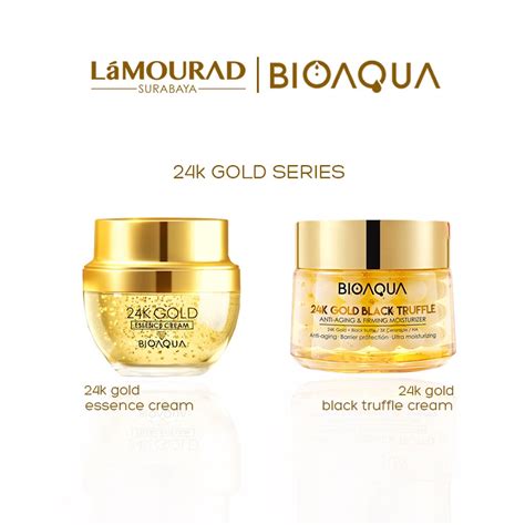 Jual BIOAQUA 24K Gold Skin Brightening Serum Essence Cream 24K Gold