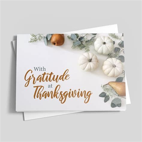 Grateful Arrangement Thanksgiving Card - Thank You Greeting Cards by ...