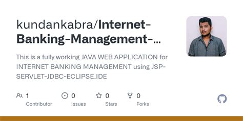 Github Kundankabrainternet Banking Management System Java Web