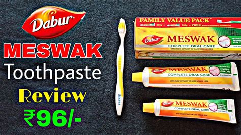 Dabur Meswak Ayurvedic Toothpaste Best Herbal Toothpaste Review In