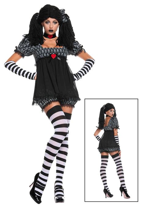 Exclusive Sexy Gothic Rag Doll Costume