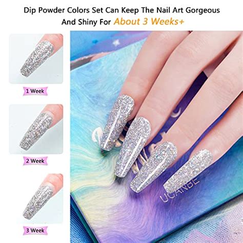 Dip Nails Powder Starter Kit Wakaniya Colors Glitter Dipping