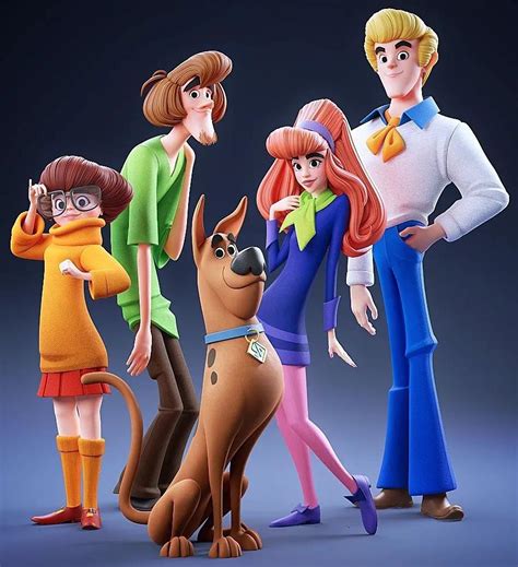 Scooby And The Gang In Blender 3d Florian Falcucci Instagram R