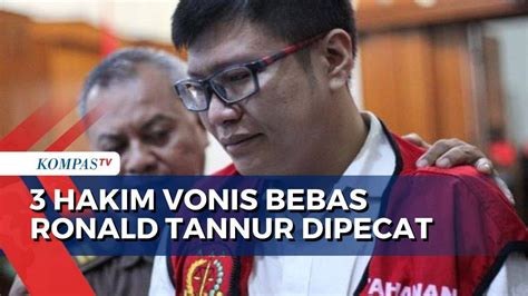 Ky Pecat Hakim Yang Vonis Bebas Ronald Tannur Youtube