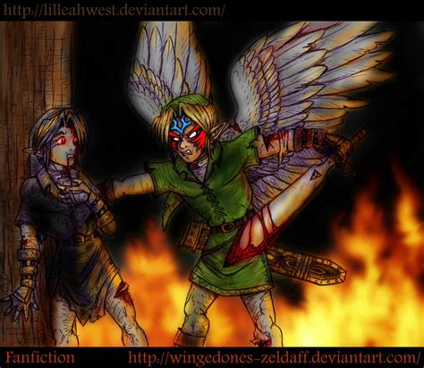 Tenshioni Link Vs Dark Link By Lilleahwest On Deviantart