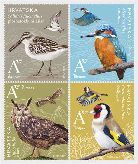 Birdpex - Protected Bird Species (C) | Croatia Stamps | Worldwide ...