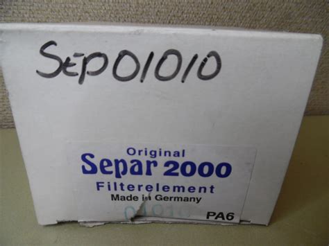 Original Separ 2000 Sep01010 Fuel Filter Element Free Us Shipping