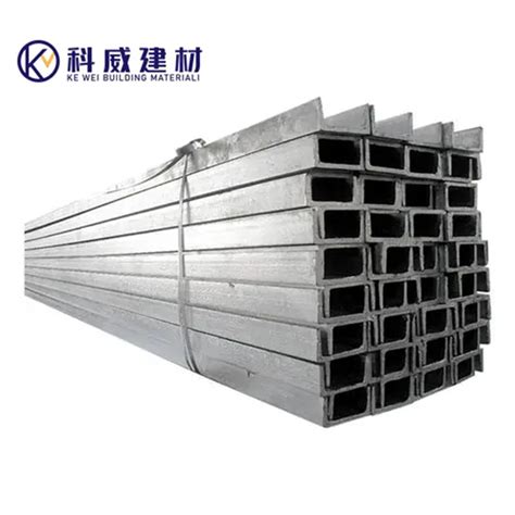 U Channel Steel ASTM A36 Ss400 Customized Thicknesses Structural Steel