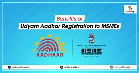 Benefits Of Udyam Aadhar Registration To Msmes Ebizfiling