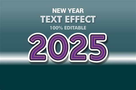 Efecto De Texto Font3dtext Vector Editable 20242025 Vector Premium