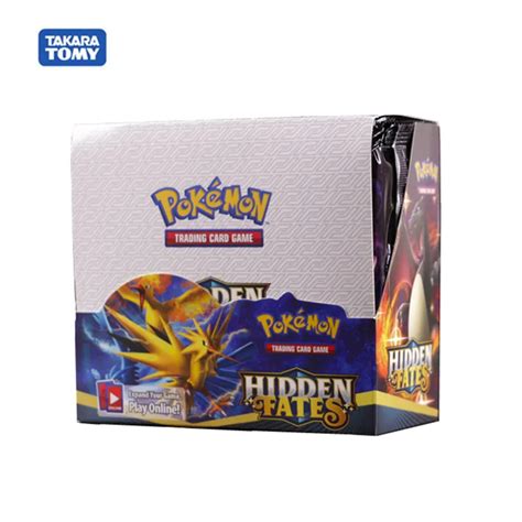 324pcs Pokemon Cards English Booster Box Hidden Fates