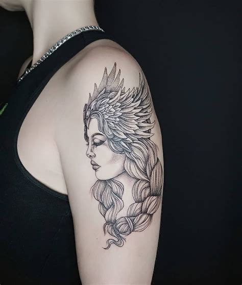 23 Exceptional Valkyrie Tattoo Ideas and Meanings | Valkyrie tattoo ...