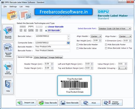 Free Barcode Software - standaloneinstaller.com