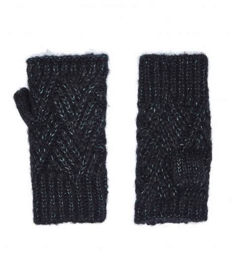 Onding Glove Cable Knit Fingerless Gloves Moshulu