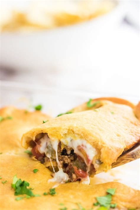 Easy Crescent Roll Taco Bake In 30 Perfect For Busy Weeknights Restless Chipotle