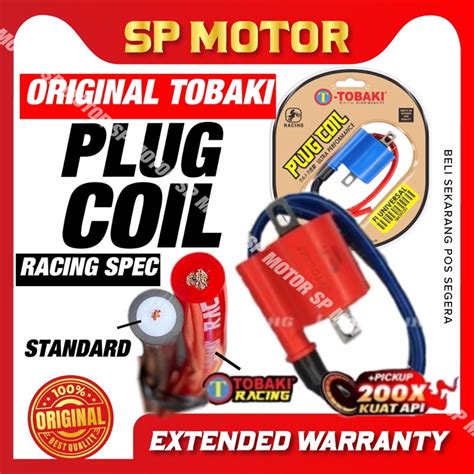 TOBAKI ORI Racing Plug Coil LC135 EX5 Y15 DREAM WAVE 100 125 ZR LAGENDA