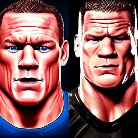 John Cena And Brock Lesnar With Detailed Face Stable Diffusion OpenArt