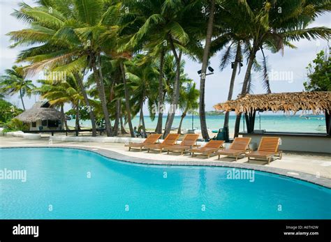 A Swimming Pool At The Walu Beach Holiday Resort Malolo Island