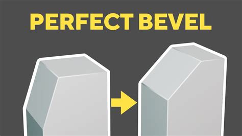 How To Bevel Perfect Edges In Blender