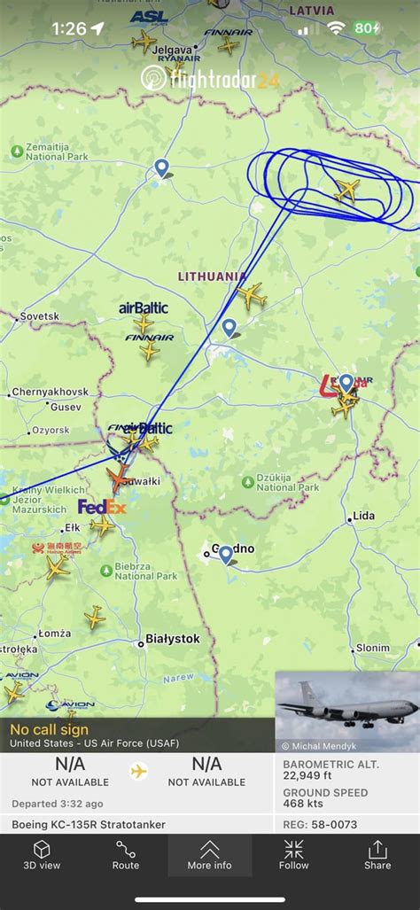 nato planes rflightradar