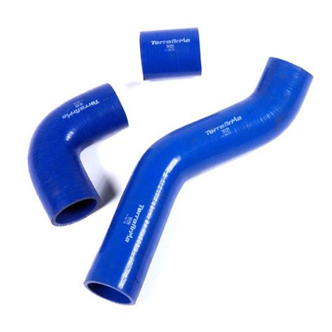 Land Rover Defender TD5 Silicone Intercooler Hose Kit Blue