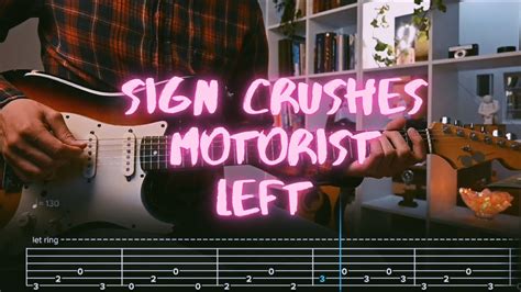 Left Sign Crushes Motorist Over By Egor Guitar Tab Lesson