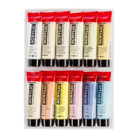 TALENS AMSTERDAM ZESTAW 12X20ML PASTEL COLORS ArtEquipment