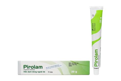 Pirolam Ciclopirox bôi Tube 20g Ba Lan Sàn Thuốc Hapu