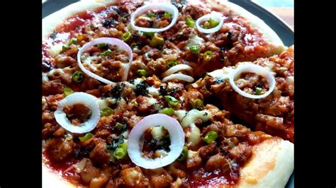 Chicken Pizza Recipe With Home Remedies Easy To Make Youtube