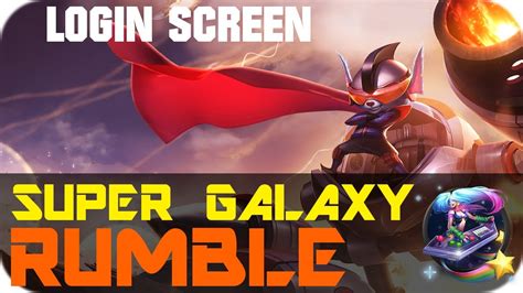 Super Galaxy Rumble Login Screen Youtube