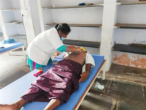 A Free Health Check Up Camp At Kosuru Village Gantasala Mandal