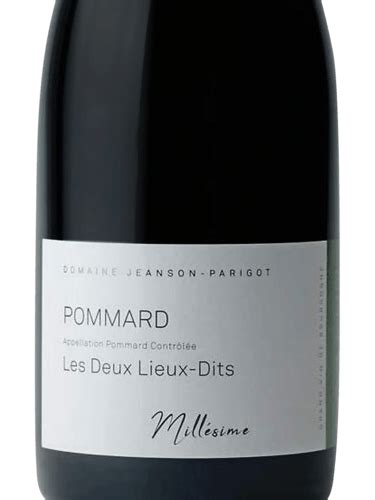 Domaine Jeanson Parigot Les Deux Lieux Dits Pommard Vivino France