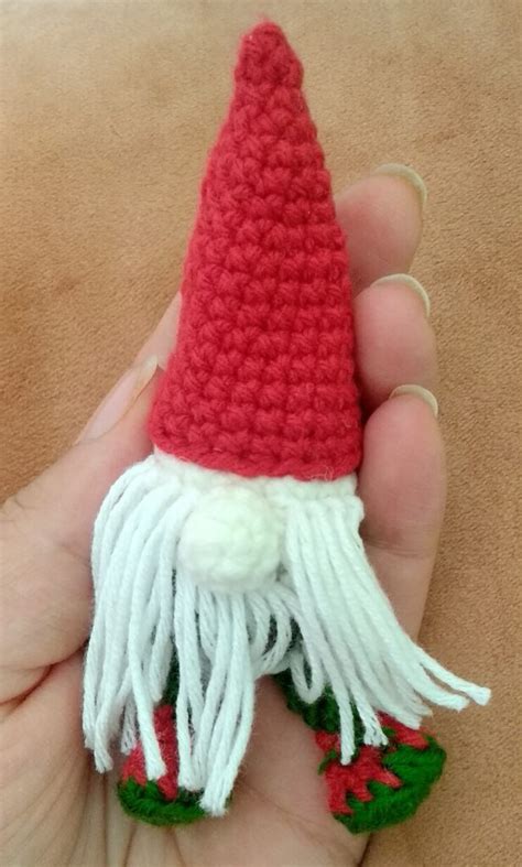 Duende Nórdico Reto Navidad Tejiendo Crochet